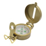 Busola Directionala, Zamo, Aspect Vintage, Precisa, cu Lupa, Diametru 45mm, Culoare Aurie