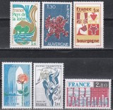 Franta 1975 - Regiunile Franței, 6 Serii, MNH