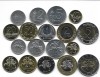 Lituania lot complet 9 monede pre-euro, Europa