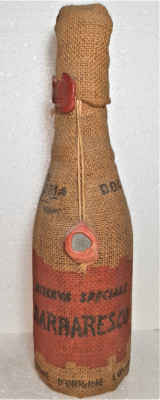 VIN BARBARESCO VILLADORIA, DOC, recoltare 1964 cl 72 gr13,20 foto