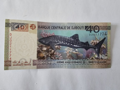 Djibouti 40 Francs 2017 Noua foto