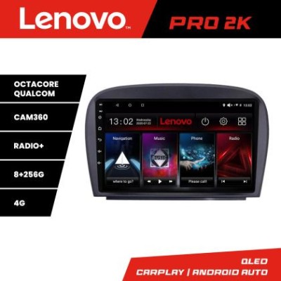 Navigatie Mercedes SL W230 2004-2011 Lenovo Kit-W230 8 core QLED 2K 8+256 360 Android Waze USB Navigatie Internet Youtube Radio CarStore Technology foto