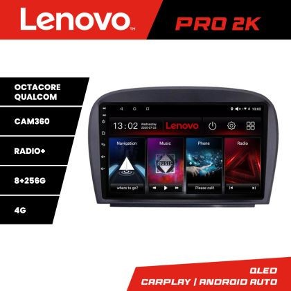 Navigatie Mercedes SL W230 2004-2011 Lenovo Kit-W230 8 core QLED 2K 8+256 360 Android Waze USB Navigatie Internet Youtube Radio CarStore Technology