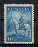 Romania 1932, LP.97 - Carol II - călare, șarnieră, MH, Nestampilat