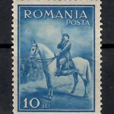 Romania 1932, LP.97 - Carol II - călare, șarnieră, MH