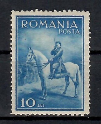 Romania 1932, LP.97 - Carol II - călare, șarnieră, MH foto