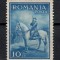 Romania 1932, LP.97 - Carol II - călare, șarnieră, MH