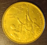 Lot 2 monede comemorative Grecia - 100 Drachmes 1998 si 1999 - Baschet si lupte, Europa
