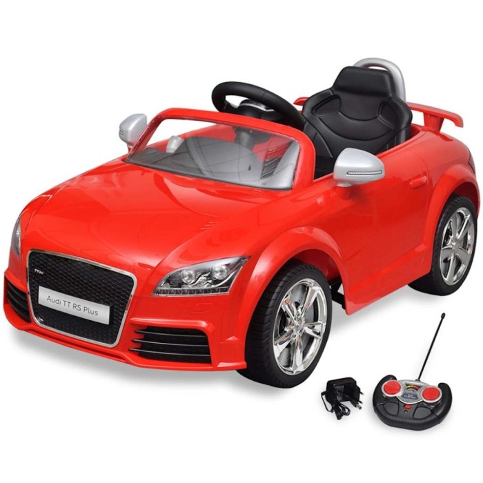 Mașină Audi TT RS pentru copii cu telecomandă, roșu