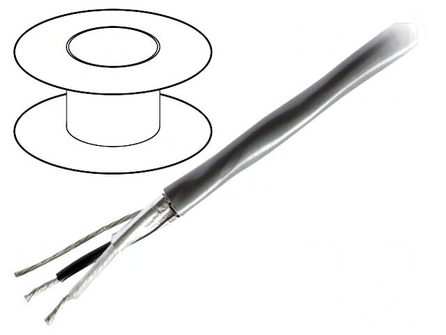 Cablu ecranat 1x2x18AWG 305m