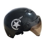 Casca Protectie Trotineta/Moto Negru Lucios, Marime L (59-60cm)