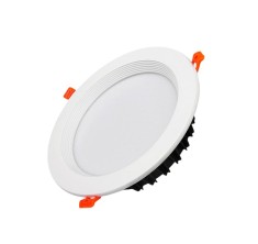 Spot LED MiBoxer FUT060, 25W, incastrat, RGB+CCT, 2000LM, 2700K-6500K, lumina ajustabila, 2.4GHz, control de la distanta 30m, AC100-240V, alb
