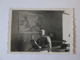 Mini fotografie 62 x 45 mm ofiter nazist anii 40
