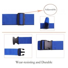 Set 2 curele pentru bagaje, 5.5 x 188 cm, polipropilena, multicolor