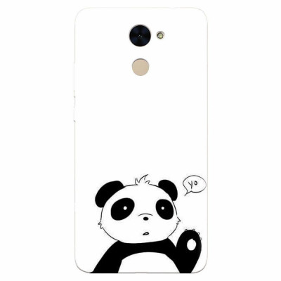 Husa silicon pentru Huawei Enjoy 7 Plus, Panda Cellphone foto