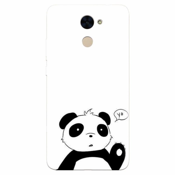 Husa silicon pentru Huawei Enjoy 7 Plus, Panda Cellphone