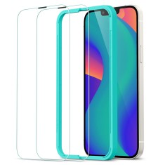 Folie pentru iphone 13 pro max/14 plus set 2 esr tempered glass, clear foto