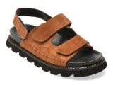 Cumpara ieftin Sandale GRYXX maro, 428933, din piele intoarsa