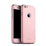 Husa Apple iPhone 6/6S, FullBody iPaky Rose-Gold , acoperire completa 360 grade cu folie de sticla gratis