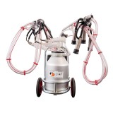 Aparat de muls vaci, oi si capre EMT galvanizat, un bidon aluminiu 40 litri, 3 posturi( uscat)