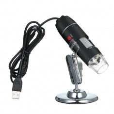 Microscop digital USB , zoom 1600x 2Mp 8 LED, conectare PC