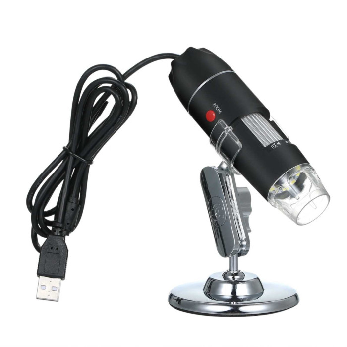 Microscop digital USB , zoom 1600x 2Mp 8 LED, conectare PC