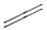 Stergator parbriz Bosch Aerotwin 3 397 007 079, cauciuc+grafit, universal, plat, auto, Carlig, Negru