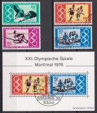 Germania 1976 - Jocurile Olimpice - Montreal, 2 serii + Colita, Stampilat