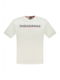 Cumpara ieftin Tricou barbati, cu imprimeu cu logo, Regular fit, Alb, S