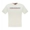 Tricou barbati, cu imprimeu cu logo, Regular fit, Alb, S