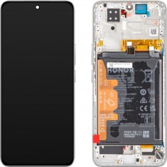 Display cu Touchscreen Honor 200, cu Rama si Acumulator, Argintiu (Moonlight White), Service Pack 0235ALRK foto