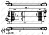 NRF 30899 Intercooler, compresor