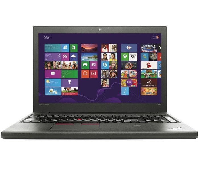 Laptop Lenovo Thinkpad T550, 15&quot; FHD, Intel Core i5-5300U Generatia a 5-a Broadwell, 2.3GHz, 8GB DDR3, 512GB SSD, Webcam