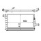 Intercooler Audi A6, 07.1999-01.2005; Allroad, 2003-2006 Motor 2,5 Tdi, Aluminiu/Plastic Brazat, 660x412x27, SRL, OE: 4b0145805e; 4b0145805f,