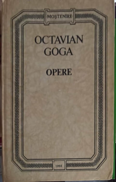 OPERE -OCTAVIAN GOGA-252720