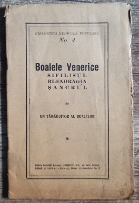 Boalele venerice: sifilisul, blenoragia, sancrul foto