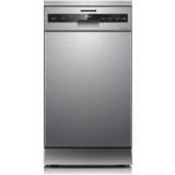 Masina de spalat vase Heinner HDW-FSM45710AXD+++, 10 seturi, 7 programe, Clasa D, Auto-Door opening, Control electronic, Display LED, 45 cm, Inox