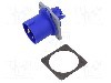 Conector alimentare AC, IEC 60309, IP44, 16A, 250V AC, 3 pini, AMPHENOL - 2CMA193338R1000