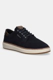Gant sneakers din piele intoarsă Wenprep culoarea albastru marin, 31633032