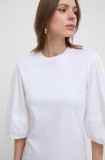 Max Mara Leisure bluză femei, culoarea alb, uni 2416940000000