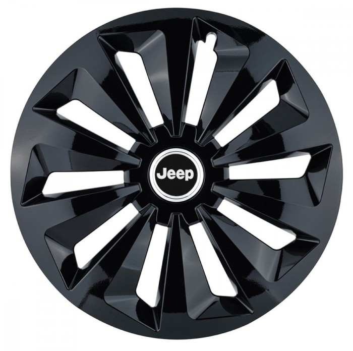 Set 4 capace roti Fox negru R15 pentru gama auto Jeep