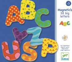 38 Litere magnetice colorate pentru copii foto
