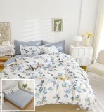 Cumpara ieftin Lenjerie Pat Bumbac cu Elastic 6 Piese Iuliana. Diverse Dimensiuni si Culori: Negru, Alb, Rosu, Gri, etc.