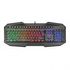Tastatura Gaming Trust GXT Avonn 830RW, Wired, USB, Iluminata RGB, Taste Numerice, Anti-Ghosting, Cablu 1.4 m, Black foto
