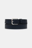 Tommy Jeans curea de piele culoarea bleumarin, AM0AM13686