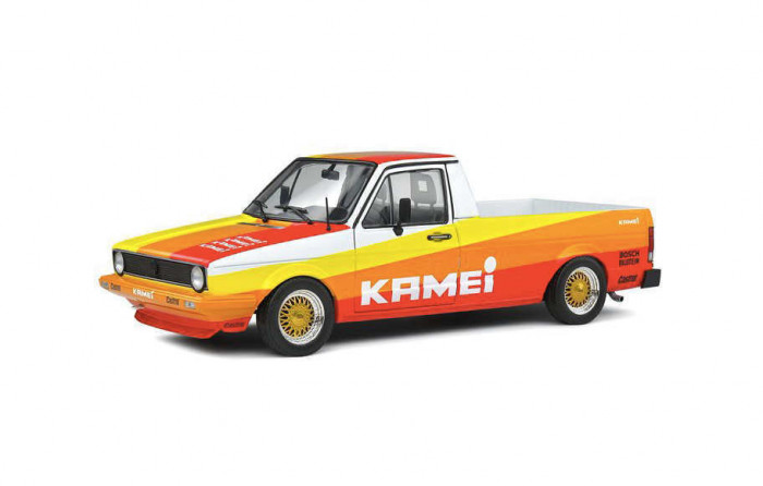 Macheta auto Volkswagen Caddy Mk.1 Kamei tribute &quot;Street Fighter&quot; Red 1982,