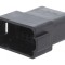 Conector cablu-cablu PX0 tată 12 pini negru