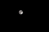 Tablou Canvas, "Luna strălucind &icirc;n noapte ad&acirc;ncă", Lună, Lumină, Mister, Noapte, Cer, Frumusețe, Tranquilitate, &Icirc;ntuneric, 39 x 26 cm, CMCLASS