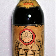 C 85 RARITATE VIN ROSU SPANNA CANTINE CURTI Recoltare 1964 GR 13 CL 72