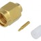 Mufă SMA Tată Drept 50&Omega; RG402 PTFE Aurit
